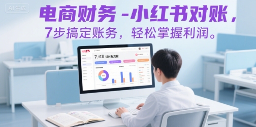 电商财务-小红书对账，7步搞定账务，轻松掌握利润-十九云栈十九云栈
