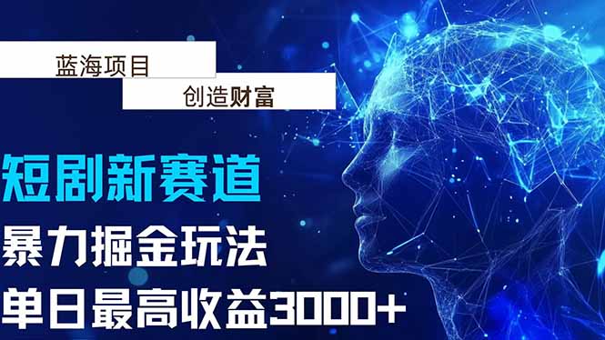 抖音新赛道,暴力掘金玩法,单日收益最高3000+-十九云栈十九云栈